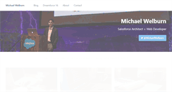 Desktop Screenshot of michaelwelburn.com